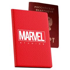 Обложка на паспорт Marvel (красная), Дизайн: Вариант 1